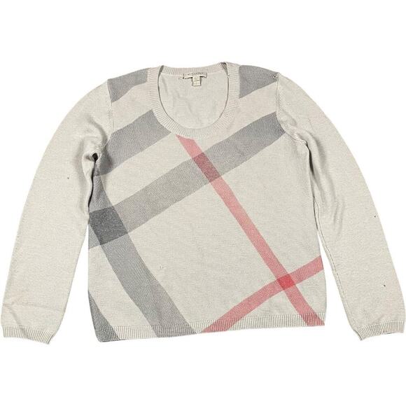Burberry Nova Check Knit Sweater - Picture 1 of 7